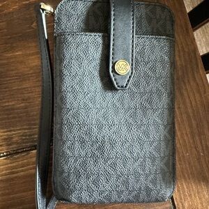 Michael Kors Black Wristlet